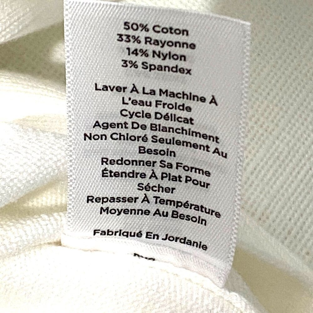 Talbots Womens White V-Neck Sleeveless knot Top Side Tie Detail NWT women's S - Picture 5 of 8